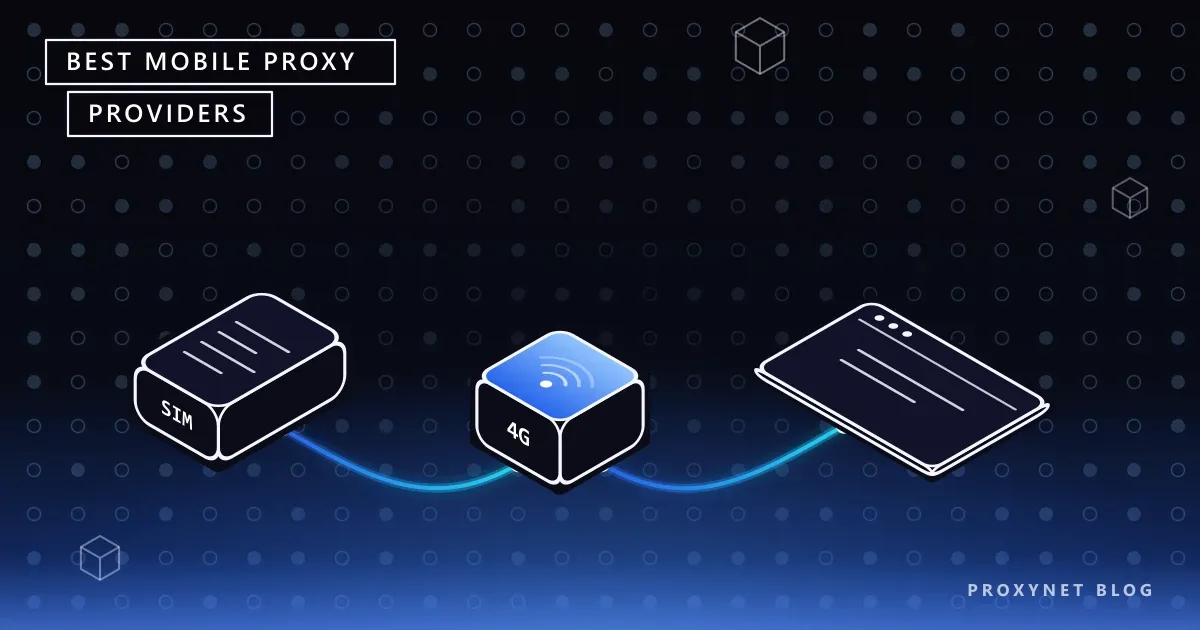 An isometric scene going from an upright phone card with antenna lines to a blue 4G node and on to the target card