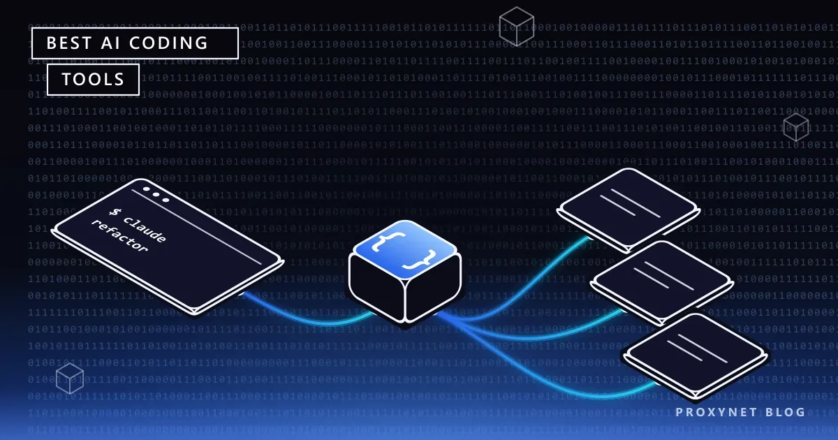 An isometric scene where cables leave a terminal window, run to an agent node and on to code file cards