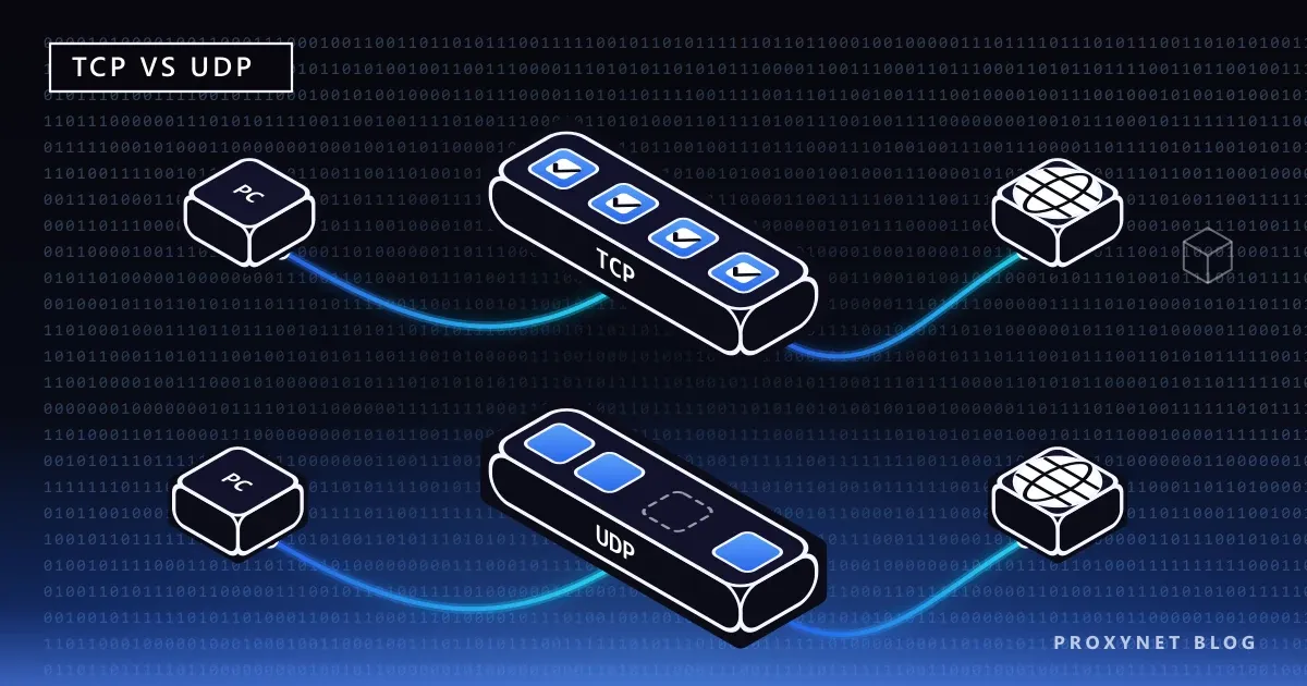 Two lanes of data flow: acknowledged packets on the TCP lane, fast and spaced packets on the UDP lane